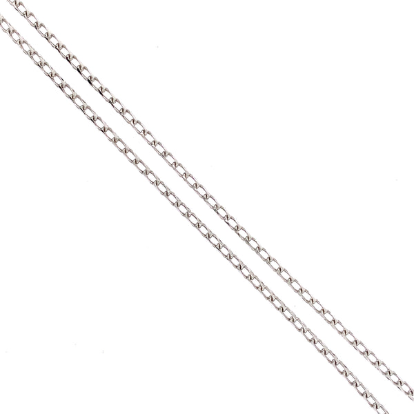18k White Gold Link Chain
