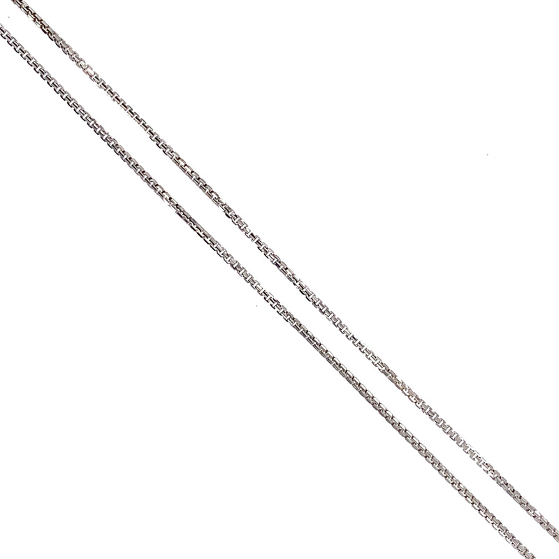 White Gold Box Chain