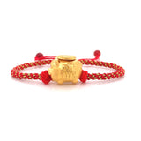 25k Lucky Pig Charm Bracelet