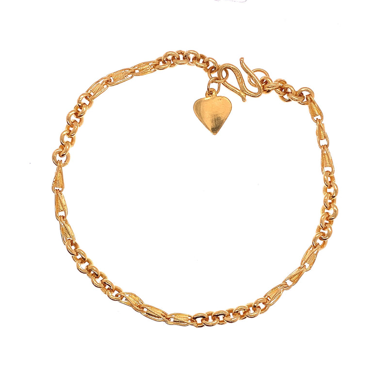 Golden Heart Bracelet