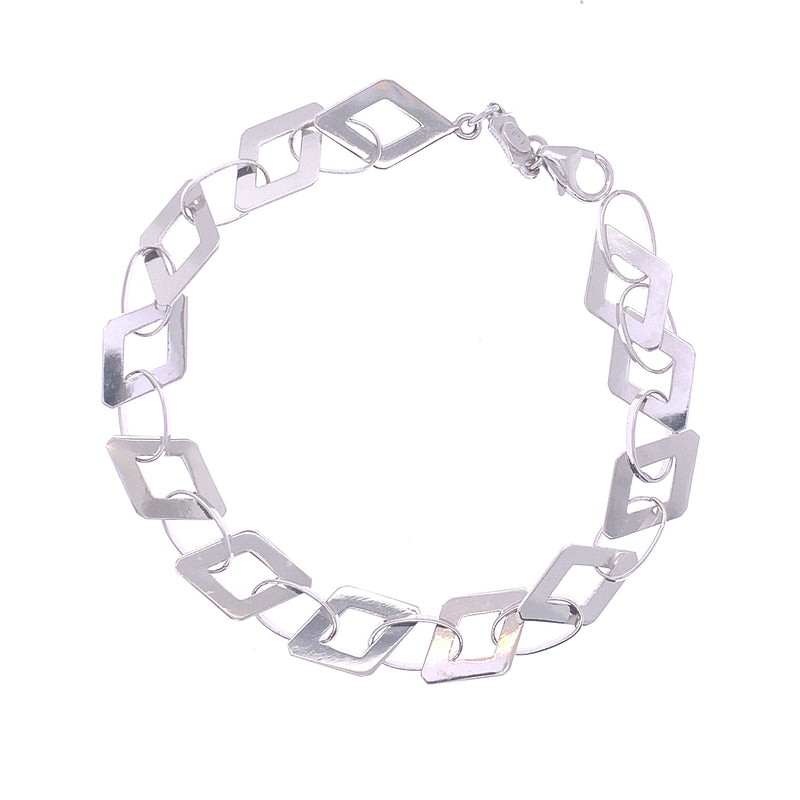 White Gold Quad Bracelet