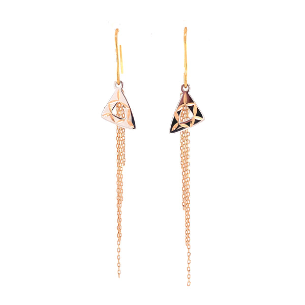 Geometric Triangle Earrings