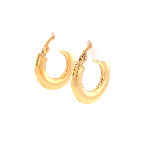 Yellow Gold Hoop Earrings
