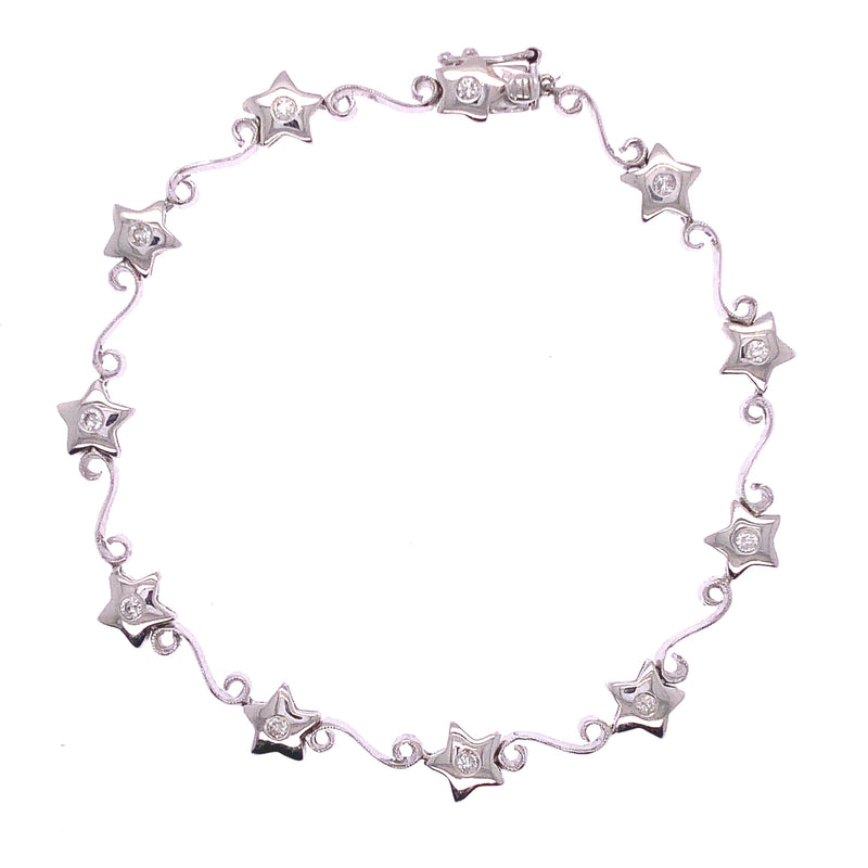 Diamond Star Bracelet