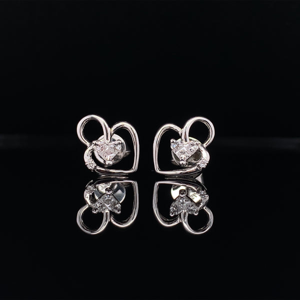 Love Hoops Diamond Earrings, Gold Jewellery Sydney Australia 