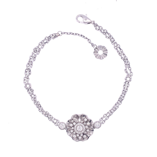 Floral Diamond Bracelet