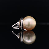 Golden Pearl Ring