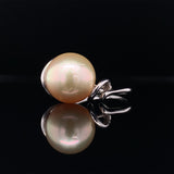 Golden Pearl Ring