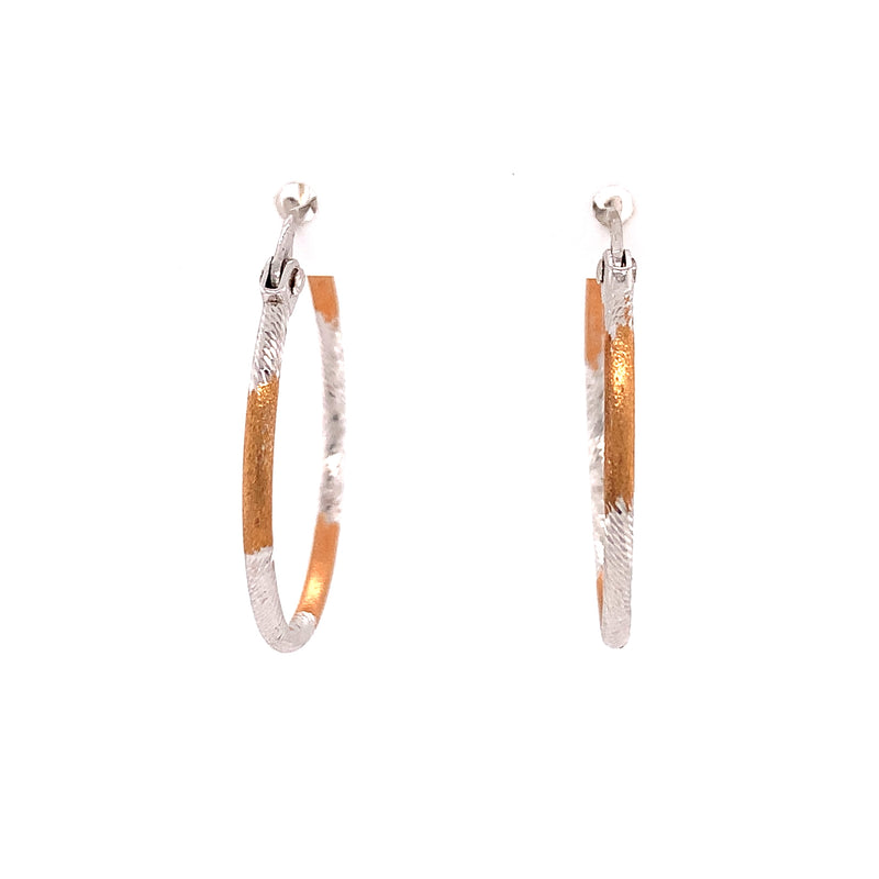 Textured Hoop Earrings