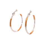 Textured Hoop Earrings