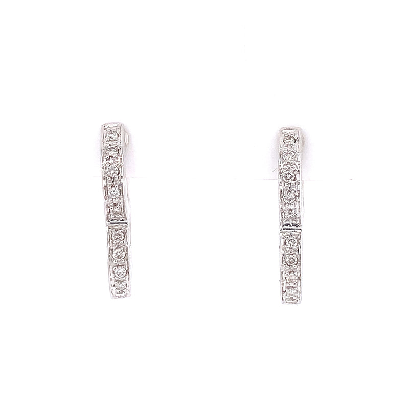 Figure Eight Diamond Earrings