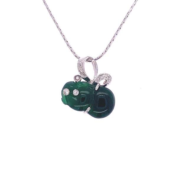 Jade Bee Pendant