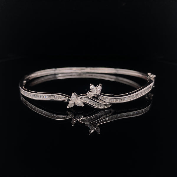 Marquise Diamond Bangle