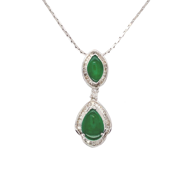 Diamond Jade Forever Pendant