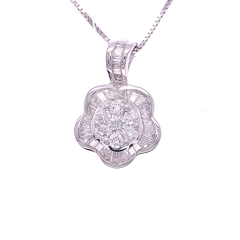 Diamond Daisy Pendant