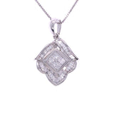 Princess Diamond Pendant