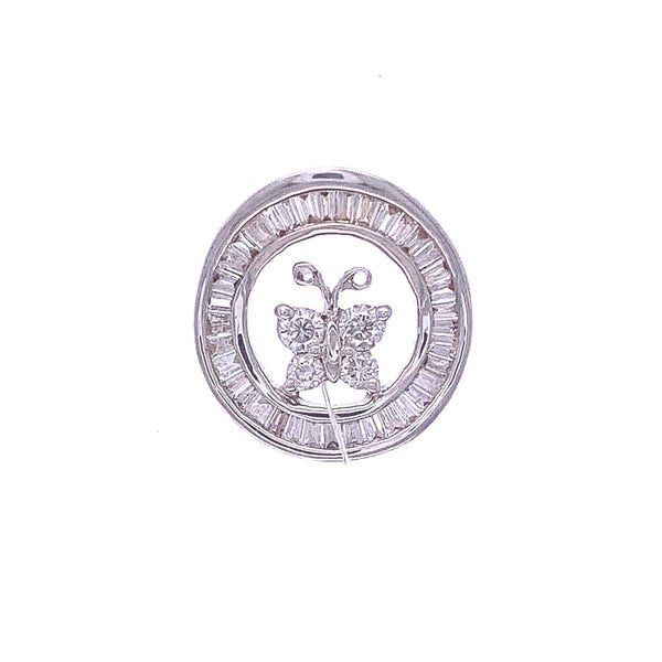 Butterfly Diamond Pendant