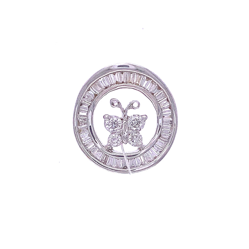 Butterfly Diamond Pendant
