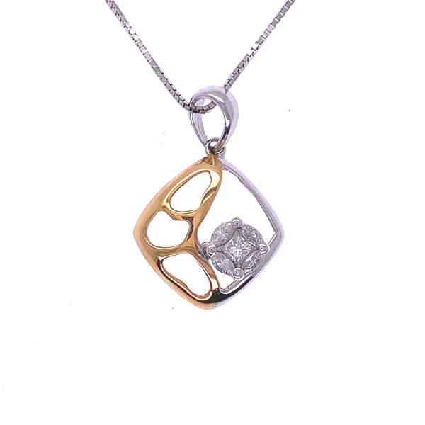 Modern Diamond Pendant