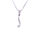 Shooting Diamond Pendant