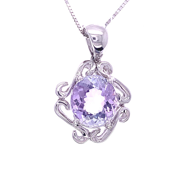 Purple Topaz Pendant