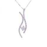 White Diamond Modern Pendant