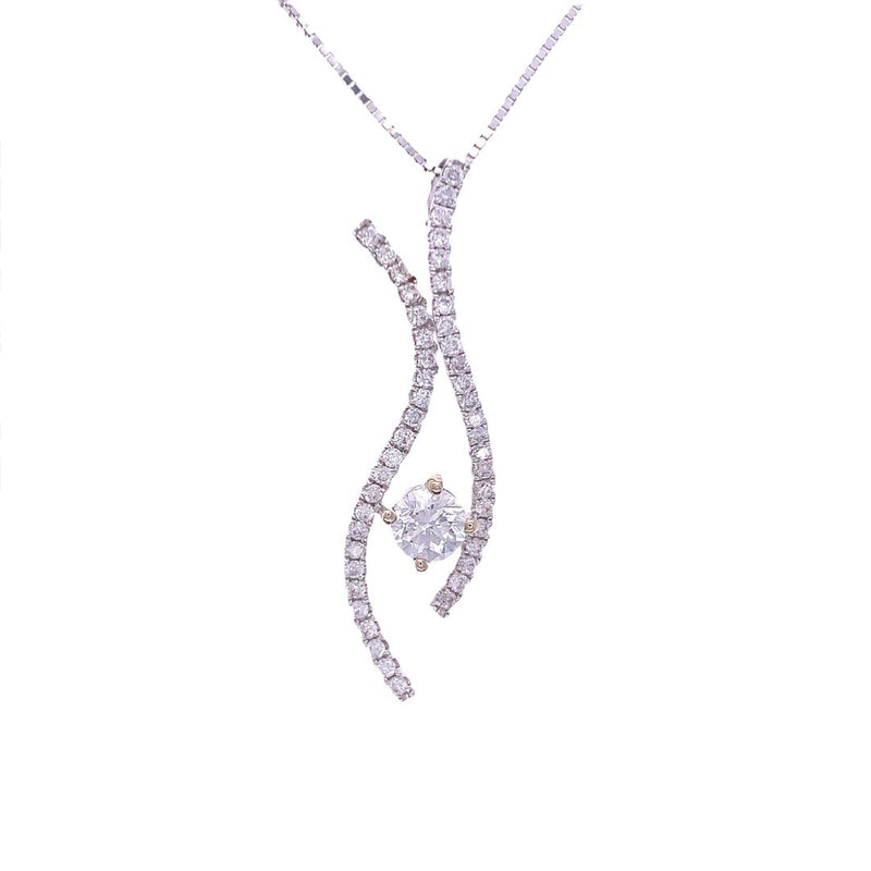 White Diamond Modern Pendant