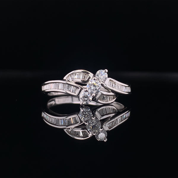 Striking Curves Diamond Ring