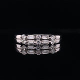 Dot Dash Diamond Ring