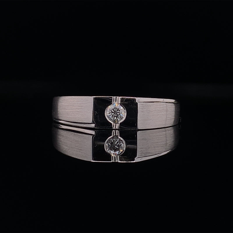 Flat Top Diamond Ring