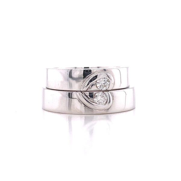 Heart Diamond Wedding Set