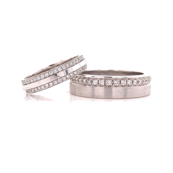 Eternity Diamonds Wedding Set