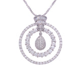 Double Revolution Diamond Pendant