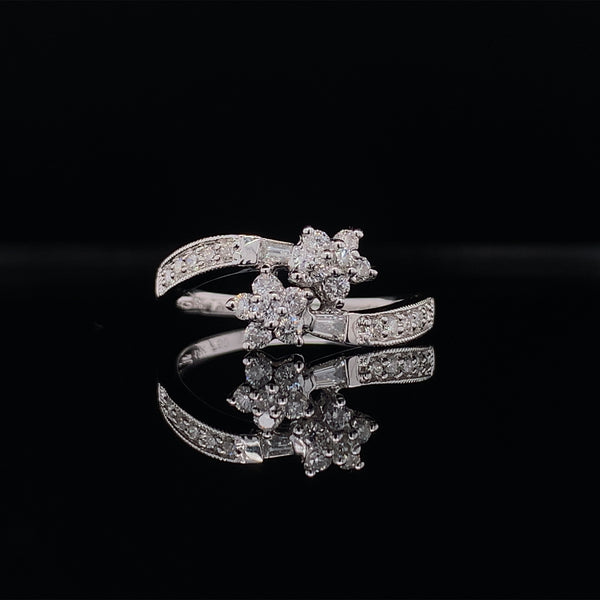 Floral Arches Diamond Ring