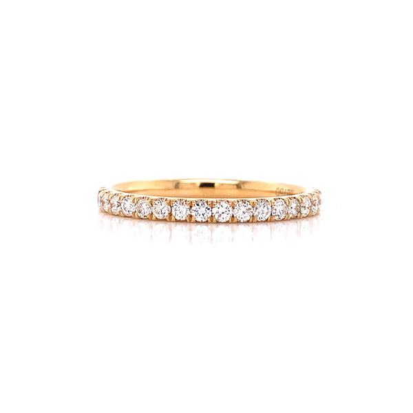 Yellow Eternity Diamond Band