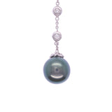 Tahitian Pearl Diamond Necklace