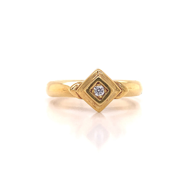 Double Diamond Square Ring