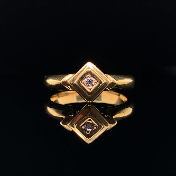 Double Diamond Square Ring