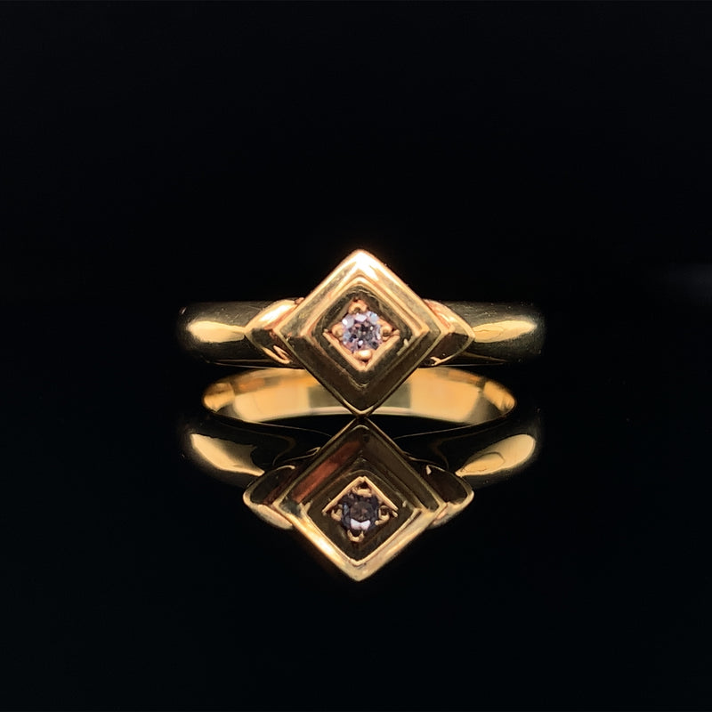 Double Diamond Square Ring