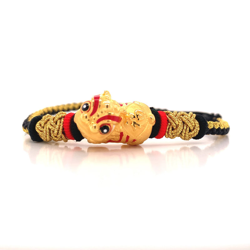 24k Dancing Lion Bracelet