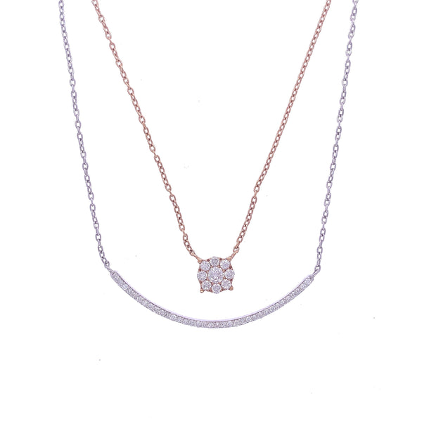 Layered Diamond Necklace