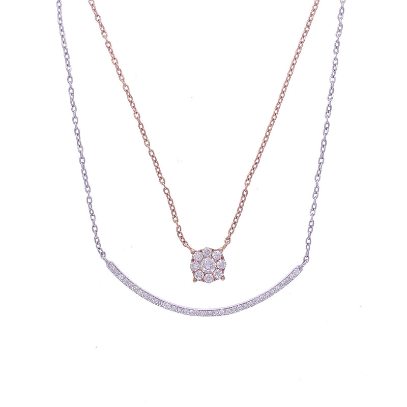 Layered Diamond Necklace