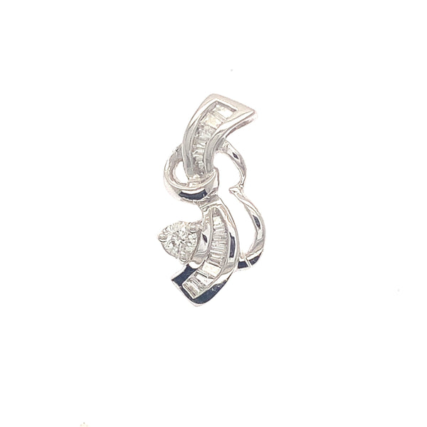 Diamond Swirls Pendant