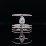 Aspire Pear Diamond Dress Ring