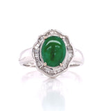 Regal Jade Diamond Ring