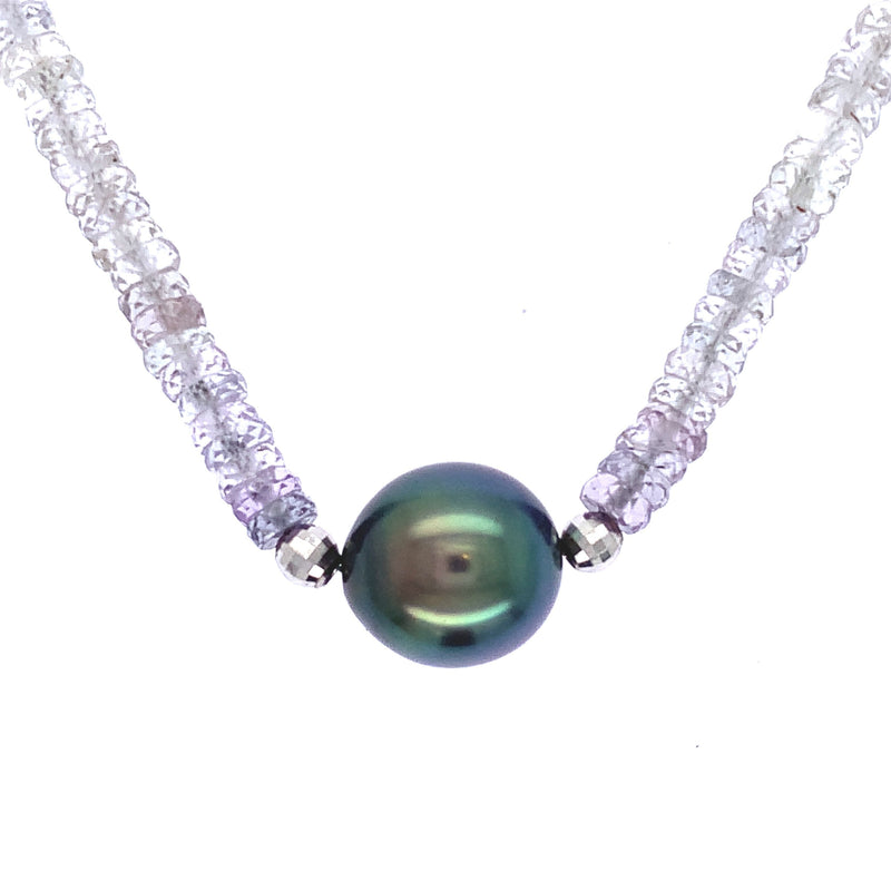 Sapphire Pearl Necklace