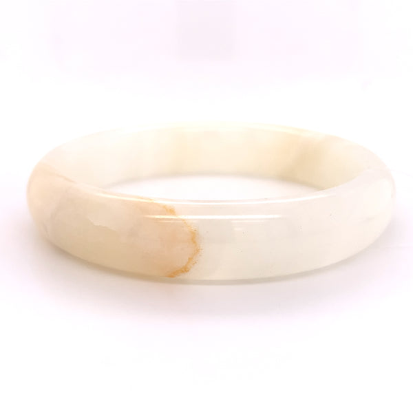 White Jadeite Jade Bangle