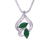Jade Diamond Dew Pendant