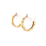 Rounded Polish Hoop Earring