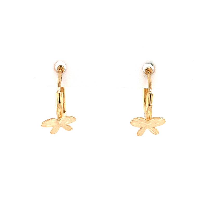 Butterfly Hoop Earring